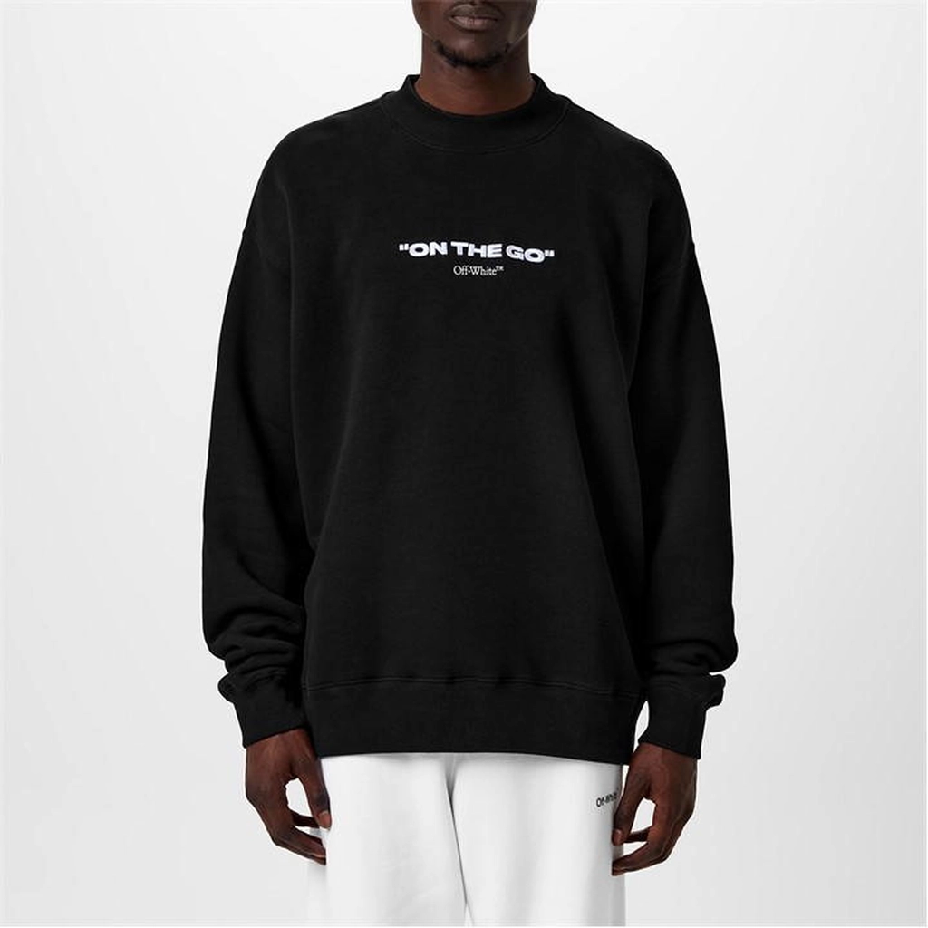 Off White On The Go Crew Sweater - Black